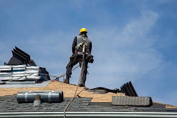 Professional Roofing technician working in Rosemont, IL